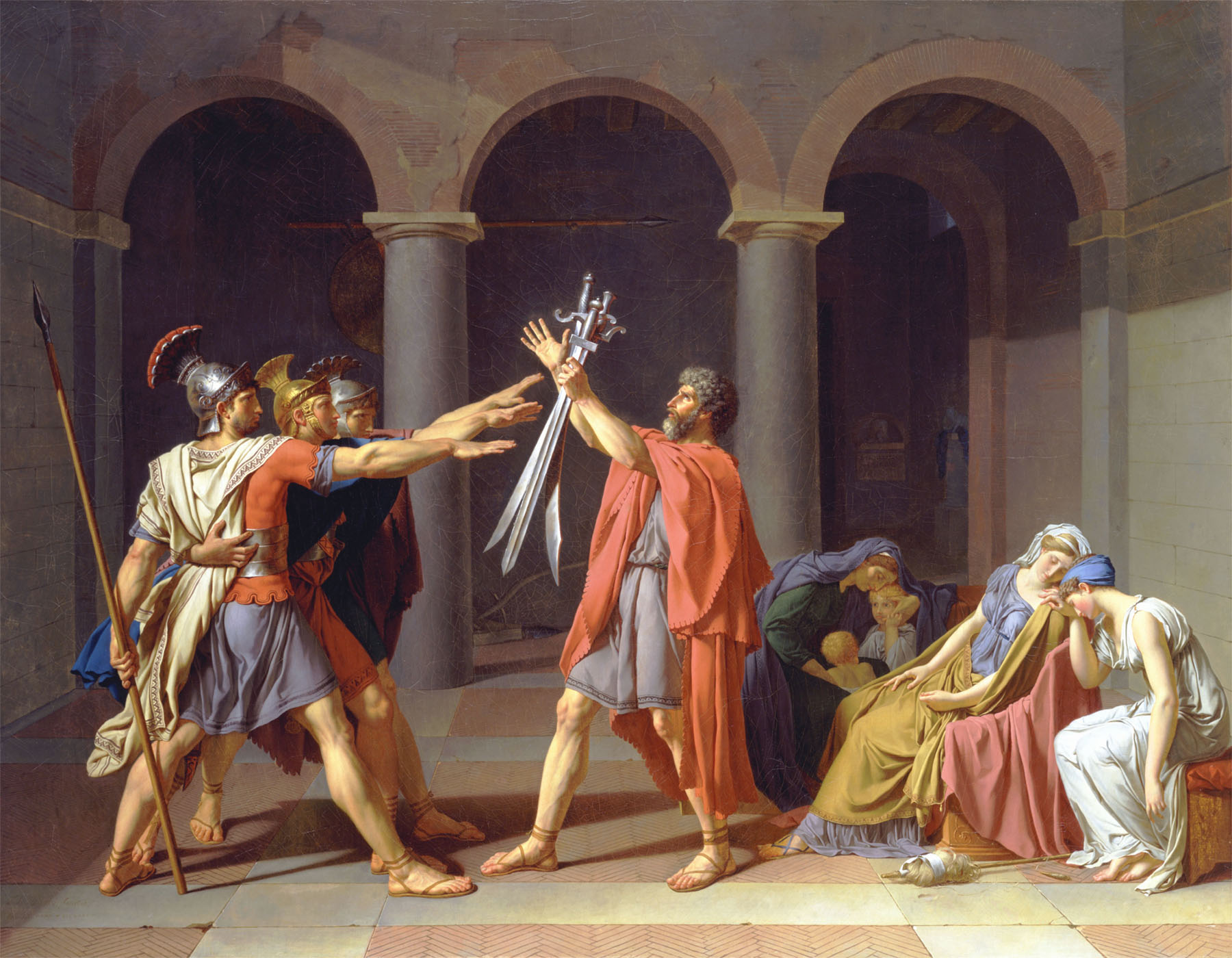Jacques-Louis David, Le serment des Horaces